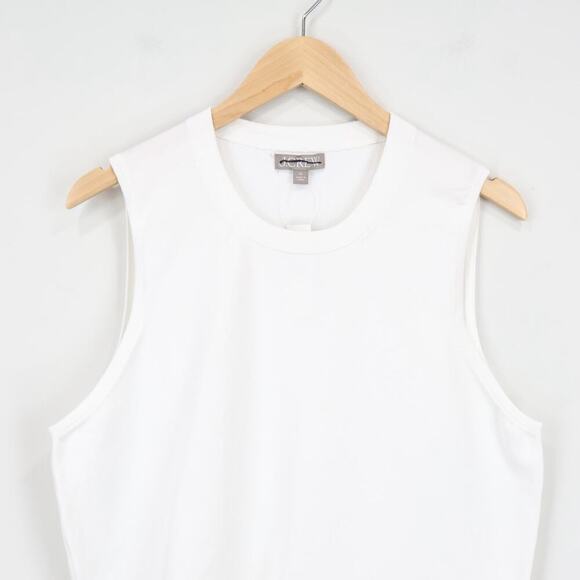 J.Crew Sweater Shell Premium Ultra Fine Cotton White Size XL NWT - Picture 3 of 8